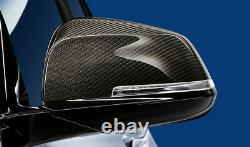 Pair of Genuine BMW Carbon Mirror Caps 51162211904 905 1 2 3 4 F Model Series