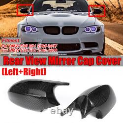 REAL Carbon Fiber M3 Style Side Mirror Cover For BMW E90 E91 E92 E93 PRE LCI