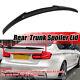 Real Carbon Fiber M4 Style Trunk Spoiler Wing For Bmw F80 F30 & M3 Saloon //