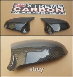 Real Carbon Fibre Wing Mirror covers set Fits BMW M3 M4 F80 F82 F83 Models