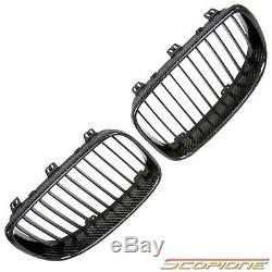 Scopione REAL Carbon Fiber Kidney Grille Set for BMW 08-13 1 Series E82 E88 1M