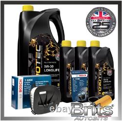 Service Kit For Bmw X5 40d E70 Mk2 Genuine Bosch Oil Air Filters & 8l Oil