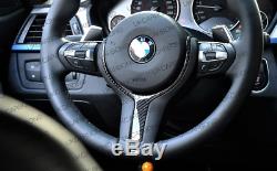 UKCARBON Real Carbon Fibre Steering Wheel Trim Insert For BMW 2 Series F22 F23