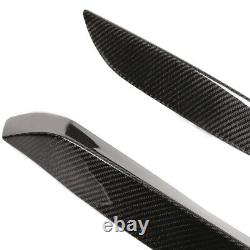 UK REAL Carbon Fiber Front Bumper Side Splitter Canard For BMW F80 M3 F82 F83