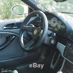 Viilante Leggera 350 Steering Wheel Genuine Leather Tri-color Fits Bmw E30 M3