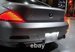 2X BMW E81 E87 F20 F21 E63 E64 MINI LED éclairage de plaque d'immatriculation sans erreur LP02