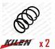 2 X New Kilen Front Axle Coil Spring Pair String Springs Genuine Oe Qualité 11047