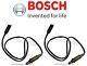 2pc Véritable Bosch O2 Set Oxygène Capteur Arrière / Aval Pour Bmw E46 Land Rover