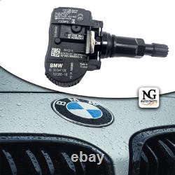 4×SENSOR DE CONTRÔLE DE PRESSION DES PNEUS TPMS BMW F15 F16 F20 F21 F23 F30 F31 F32 GENUINE