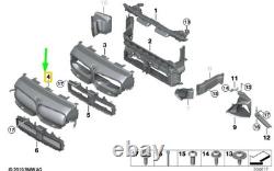 BMW 2 F44 Conduit d’air supérieur avec commande de clapet d’air 51135A23EB4 NEUF D’ORIGINE