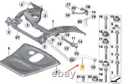 BMW 5 F10 Jambe de tension avant droite avec support en caoutchouc 31122284976 NEUF D’ORIGINE