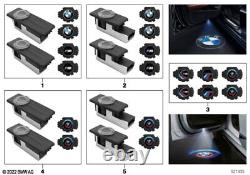 BMW Authentiques projecteurs de porte à LED 50 ans M 50mm Remplacement 63315A64018