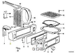 BMW E28 Planche de Bord Entourage de Radio Garniture Couvercle RHD 65111367162 Neuf Authentique