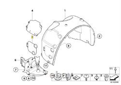 BMW E85 E86 Couvercle d'accès de l'ampoule de phare antibrouillard droit 7056404 51717056404 Neuf d'origine