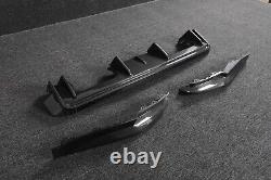 BMW G80 G81 M3 G82 G83 M4 Diffuseur en fibre de carbone véritable Style 3D 3 pièces