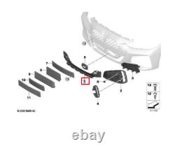 BMW Série 4 Coupé G22 Grille inférieure de pare-chocs avant 8077358 51118077358 NEUF D’ORIGINE