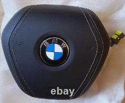 Bmw 7 Série G11 G12 2015-sur New Black Leather Driver Stering Wheel Aerbag