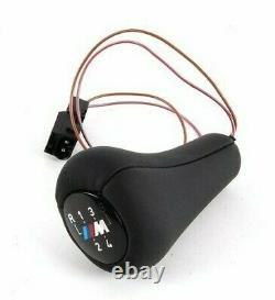 Bmw E36 E34 3 Série 5-illumination Réelle En Cuir Noir Avec M 5-speed
