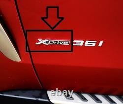 Bmw Nouvel Emblème d'Origine Série 3 5 6 X Drive Étiquette Badge Autocollant 7224615