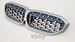Bmw Série 3 G20 G21 M Sport Nouveau Grille de Pare-chocs Avant Genuine Gris Céramique I Cam