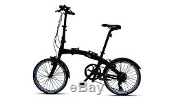 Bmw Véritable Pliant En Aluminium Léger 20 City Bike Noir Bleu 80912447964