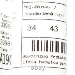 Câble de frein à main droit BMW 7 E65 34436780017 NEUF AUTHENTIQUE