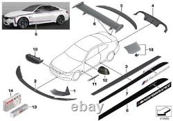 Calandre de radiateur avant en noir BMW M Performance authentique gauche N/S 51712352811