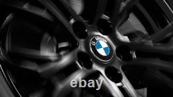 Capuchons centraux de roue en alliage flottant BMW d'origine (ensemble de 4) 56 mm 36122455268