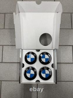 Capuchons centraux de roue en alliage flottant BMW d'origine (ensemble de 4) 56 mm 36122455268