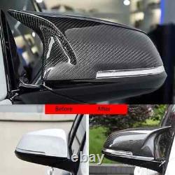 Couvercles de rétroviseurs en fibre de carbone véritable BMW authentique 140i 240i 340i 440i M2