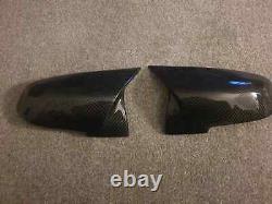 Couvercles de rétroviseurs en fibre de carbone véritable BMW authentique 140i 240i 340i 440i M2