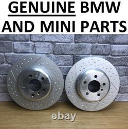 DISQUES DE FREIN BMW 2, 3, 4 SÉRIE 34206797600 D'ORIGINE. PAIRE ARRIÈRE. F30, F32, etc. 11X