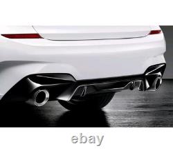 Diffuseur de pare-chocs arrière BMW G20 M Performance d’origine noir brillant 51192455856 neuf