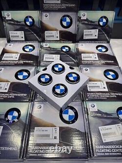 Ensemble de capuchons centraux flottants BMW authentiques de 56 mm, 5x112 en vente