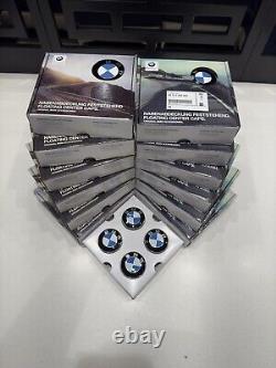 Ensemble de capuchons centraux flottants BMW authentiques de 56 mm, 5x112 en vente