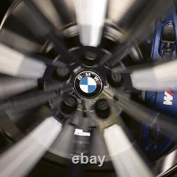 Ensemble de capuchons centraux flottants BMW authentiques de 56 mm, 5x112 en vente