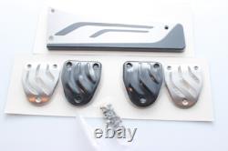 Ensemble de couvre-pédales en acier inoxydable BMW M Performance d'origine Manuel 35002232277