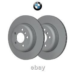 Ensemble de disques de frein arrière authentiques BMW pour F10 F11 Série 5 2010 2017 / 34216898733