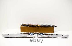 Ensemble de grilles latérales chromées de pare-chocs BMW Z3 E36 82149406190 9406190 NEUF AUTHENTIQUE