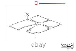 Ensemble de tapis de sol BMW 6 E63 51479117347 9117347 NEUF AUTHENTIQUE