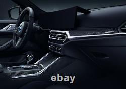 Garnitures intérieures M Performance en carbone Alcantara d'origine BMW s'adaptent au G42 51955A271A4