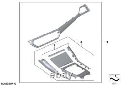 Garnitures intérieures M Performance en carbone Alcantara d'origine BMW s'adaptent au G42 51955A271A4