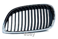 Grille Gauche NS BMW d'Origine avec Cadre Chromé Compatible E90 E90 LCI E92 51137157275