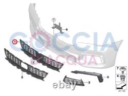 Grille centrale de pare-chocs avant / prise d'air Genuine BMW 7' G11 G12 51118092154