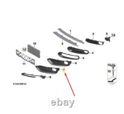 Grille de phare antibrouillard droite en grille fermée pour BMW 2 Série F22 LCI F23 LCI Genuine Neuve