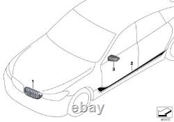 Grille décorative avant droite BMW Genuine M Performance Noir brillant 51712445002