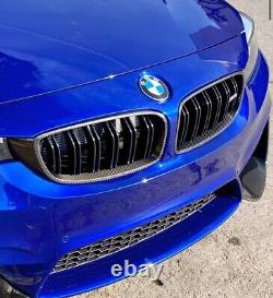 Grilles à double barres en fibre de carbone pour BMW M3/M4 F80/F81/F82/F83