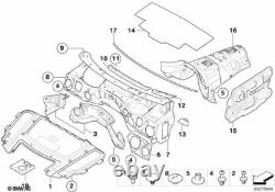 Isolant acoustique de capot moteur BMW d'origine compatible E90 E90 LCI E91 51487059260