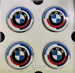 Jeu de centres de roue BMW authentique 50 ans d’héritage M Motorsport 56 mm 36125A57484