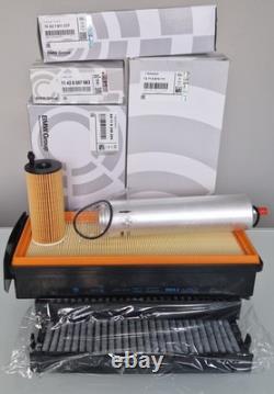 Jeu de filtres à huile, à air, d’habitacle et à carburant d’origine BMW X5 F15, X6 F16 – envoi recommandé